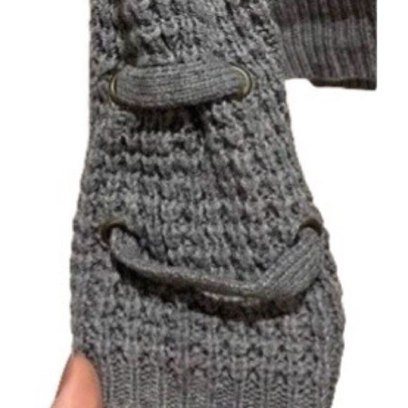 It's Our Time Lace-Up Neckline Sweater - Picture 3 of 5